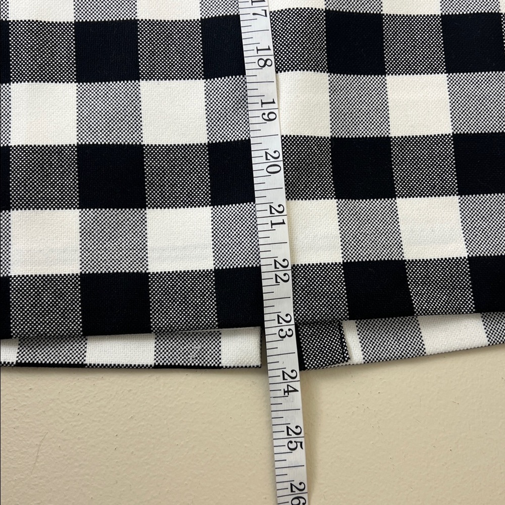 NWT Ann Taylor Women’s Checkered Pencil Skirt Black White Lined Size 2 - Picture 9 of 9